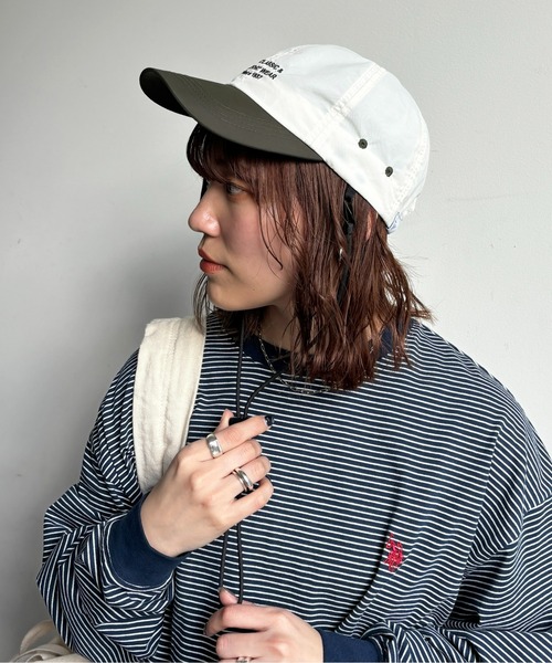 MILLER(ミラー)の「ヒモ付きロゴCAP(キャップ・メンズ・ネイビー/アイボリー・FREE)」の4枚目の写真