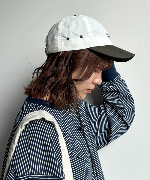 MILLER(ミラー)の「ヒモ付きロゴCAP(キャップ・メンズ・ネイビー/アイボリー・FREE)」の5枚目の写真