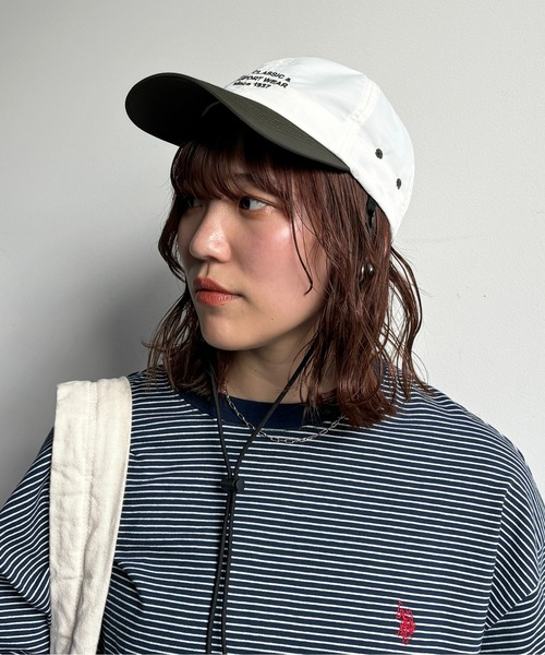 MILLER(ミラー)の「ヒモ付きロゴCAP(キャップ・メンズ・ネイビー/アイボリー・FREE)」の3枚目の写真