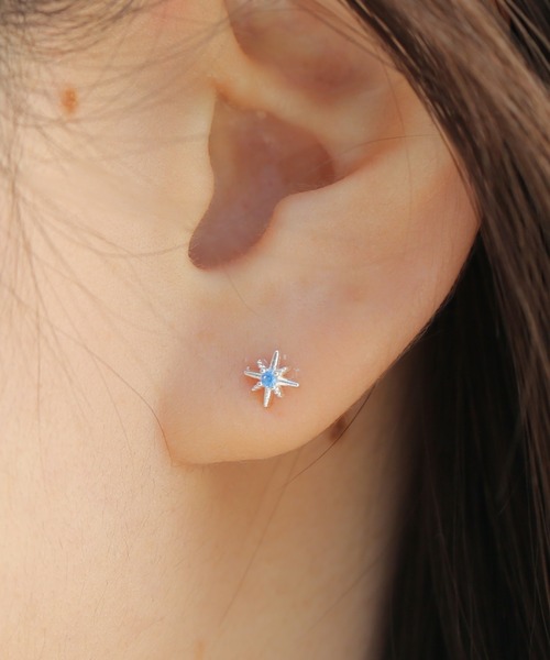 Peony(ピオニー)の「【Peony/ピオニー】/キラキラモチーフ ワンポイントピアス(ピアス(片耳用)・レディース・F/D/B/A/C/E・FREE)」の17枚目の写真