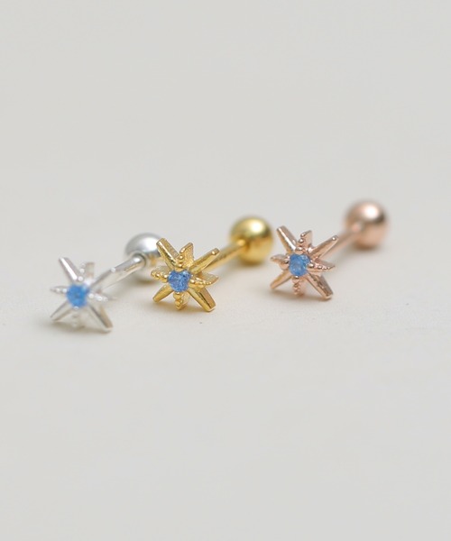 Peony(ピオニー)の「【Peony/ピオニー】/キラキラモチーフ ワンポイントピアス(ピアス(片耳用)・レディース・F/D/B/A/C/E・FREE)」の16枚目の写真