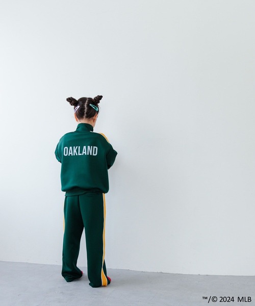 LOWRYS FARM（ローリーズファーム）の「ＭＬＢトラックパンツ　 106016（スウェットパンツ・キッズ・グリーン/レッド/ネイビー/アイボリー・120cm/140cm/150cm/130cm/110cm）」の16枚目の写真