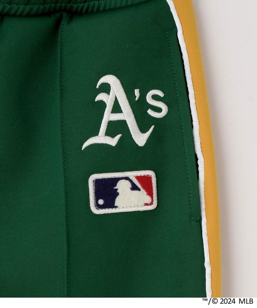 LOWRYS FARM（ローリーズファーム）の「ＭＬＢトラックパンツ　 106016（スウェットパンツ・キッズ・グリーン/レッド/ネイビー/アイボリー・120cm/140cm/150cm/130cm/110cm）」の5枚目の写真