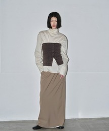 TODAYFUL（トゥデイフル）の「Rib Knit Bustier（チューブトップ