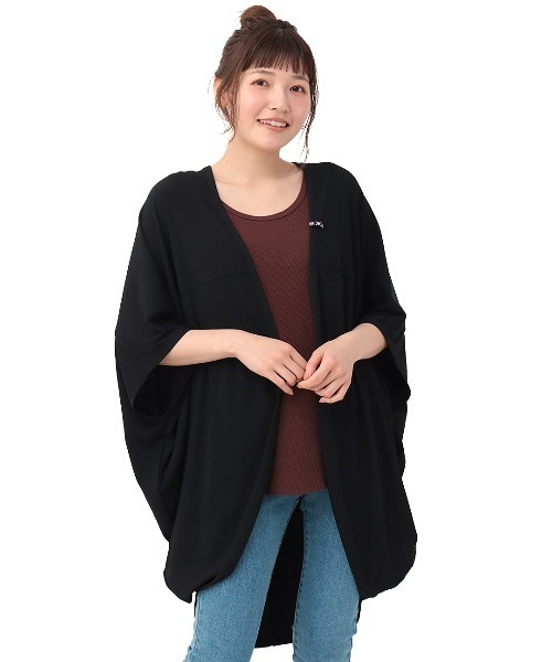 チチカカ（チチカカ）の「サラサラテレコカーディガン（カーディガン/ボレロ・レディース・オレンジ/カーキ/ベージュ/ブラック・FREE）」の22枚目の写真