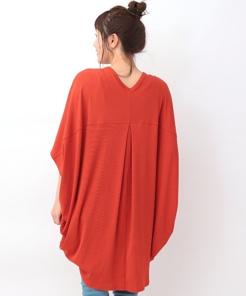 チチカカ（チチカカ）の「サラサラテレコカーディガン（カーディガン/ボレロ・レディース・オレンジ/カーキ/ベージュ/ブラック・FREE）」の13枚目の写真