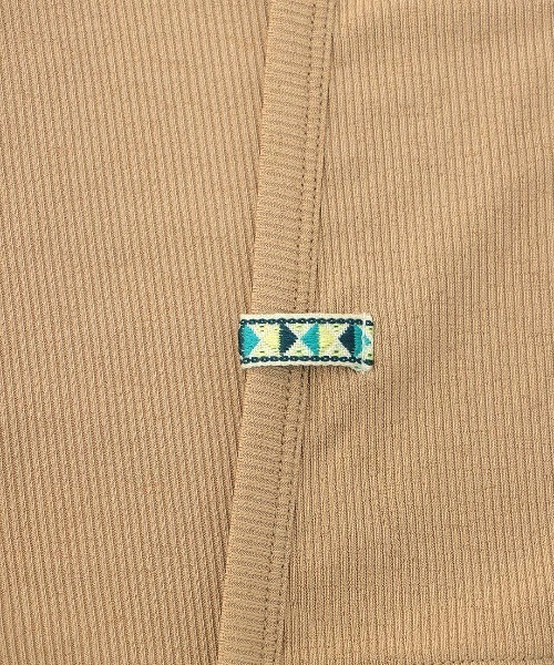 チチカカ（チチカカ）の「サラサラテレコカーディガン（カーディガン/ボレロ・レディース・オレンジ/カーキ/ベージュ/ブラック・FREE）」の16枚目の写真