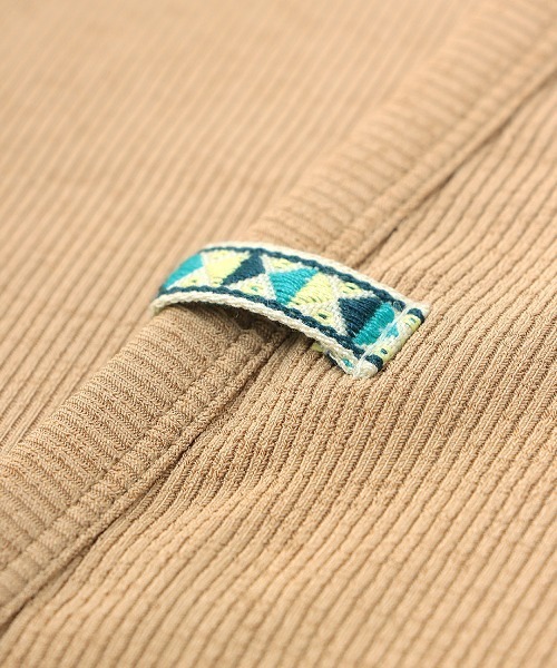 チチカカ（チチカカ）の「サラサラテレコカーディガン（カーディガン/ボレロ・レディース・オレンジ/カーキ/ベージュ/ブラック・FREE）」の9枚目の写真