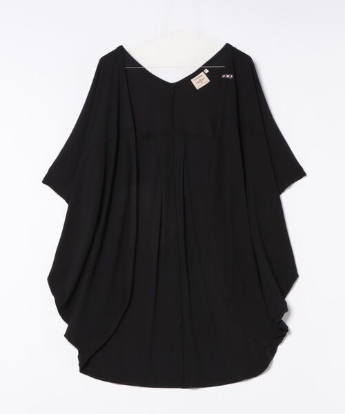 チチカカ（チチカカ）の「サラサラテレコカーディガン（カーディガン/ボレロ・レディース・オレンジ/カーキ/ベージュ/ブラック・FREE）」の12枚目の写真