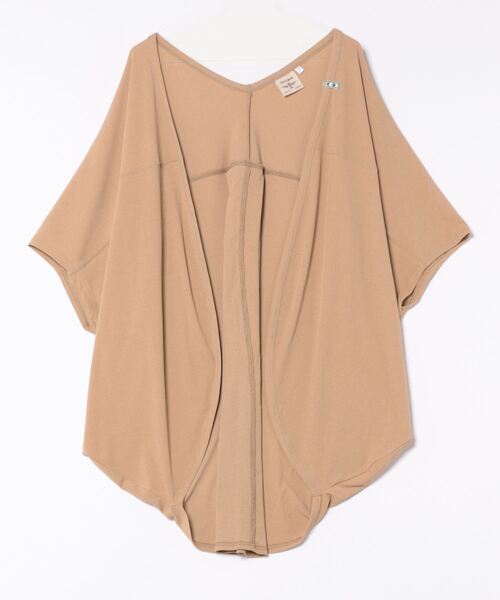 チチカカ（チチカカ）の「サラサラテレコカーディガン（カーディガン/ボレロ・レディース・オレンジ/カーキ/ベージュ/ブラック・FREE）」の5枚目の写真