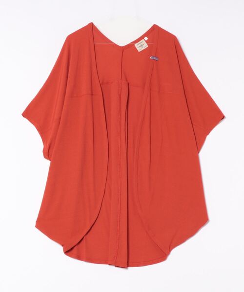 チチカカ（チチカカ）の「サラサラテレコカーディガン（カーディガン/ボレロ・レディース・オレンジ/カーキ/ベージュ/ブラック・FREE）」の7枚目の写真