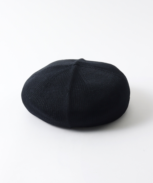 RACAL(ラカル)の「【RACAL / ラカル】 Cotton Kint Beret(ハンチング/ベレー帽・メンズ・ベージュ/ブラック/ネイビー・FREE)」の3枚目の写真