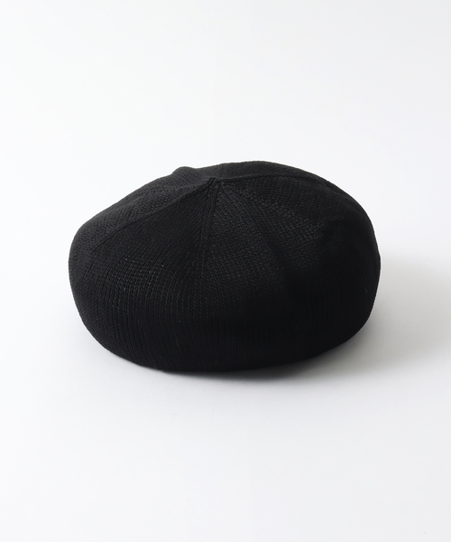 RACAL(ラカル)の「【RACAL / ラカル】 Cotton Kint Beret(ハンチング/ベレー帽・メンズ・ベージュ/ブラック/ネイビー・FREE)」の1枚目の写真