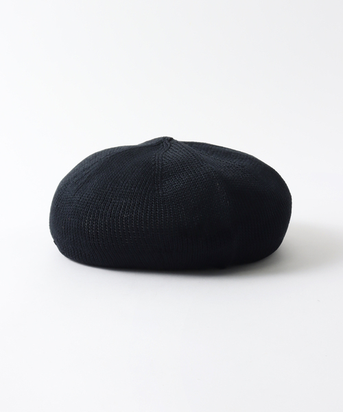 RACAL(ラカル)の「【RACAL / ラカル】 Cotton Kint Beret(ハンチング/ベレー帽・メンズ・ベージュ/ブラック/ネイビー・FREE)」の11枚目の写真