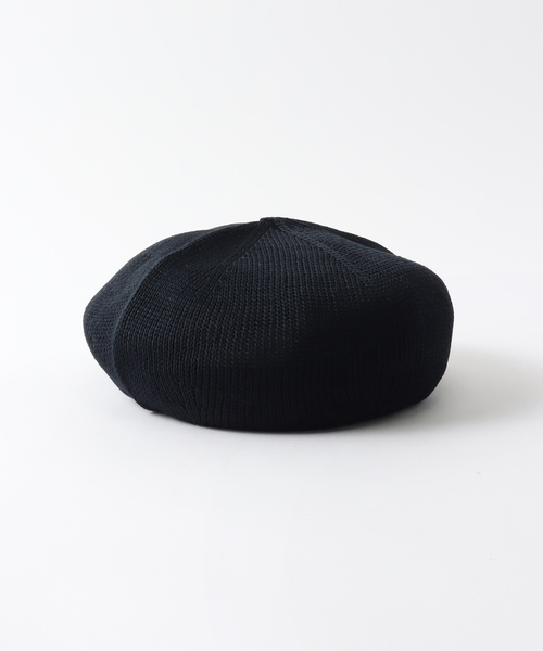 RACAL(ラカル)の「【RACAL / ラカル】 Cotton Kint Beret(ハンチング/ベレー帽・メンズ・ベージュ/ブラック/ネイビー・FREE)」の12枚目の写真