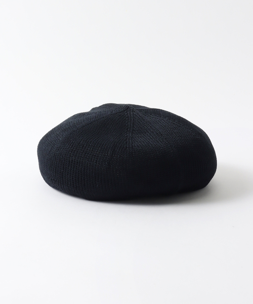 RACAL(ラカル)の「【RACAL / ラカル】 Cotton Kint Beret(ハンチング/ベレー帽・メンズ・ベージュ/ブラック/ネイビー・FREE)」の13枚目の写真