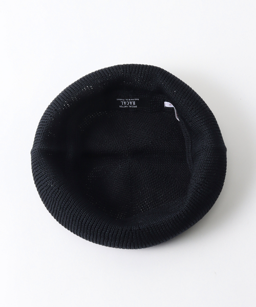 RACAL(ラカル)の「【RACAL / ラカル】 Cotton Kint Beret(ハンチング/ベレー帽・メンズ・ベージュ/ブラック/ネイビー・FREE)」の5枚目の写真