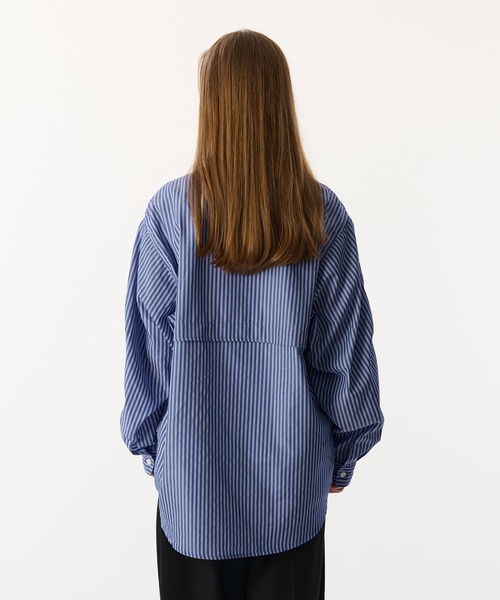 WETTEMPT(ウィテンプト)の「MULTI POCKET TUCK SHIRT/マルチポケットタックシャツ(シャツ/ブラウス・メンズ・オフホワイト/ブルー/サックスブルー/ダークグレー・LARGE/MEDIUM/SMALL)」の11枚目の写真