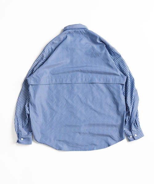 WETTEMPT(ウィテンプト)の「MULTI POCKET TUCK SHIRT/マルチポケットタックシャツ(シャツ/ブラウス・メンズ・オフホワイト/ブルー/サックスブルー/ダークグレー・LARGE/MEDIUM/SMALL)」の8枚目の写真