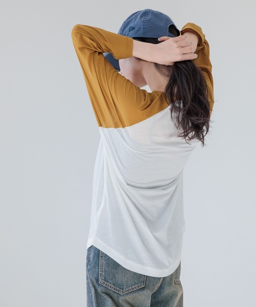 LOWRYS FARM(ローリーズファーム)の「シアーラグランTLS 111764(Tシャツ/カットソー・レディース・ブラウン/ブラック・FREE)」の17枚目の写真