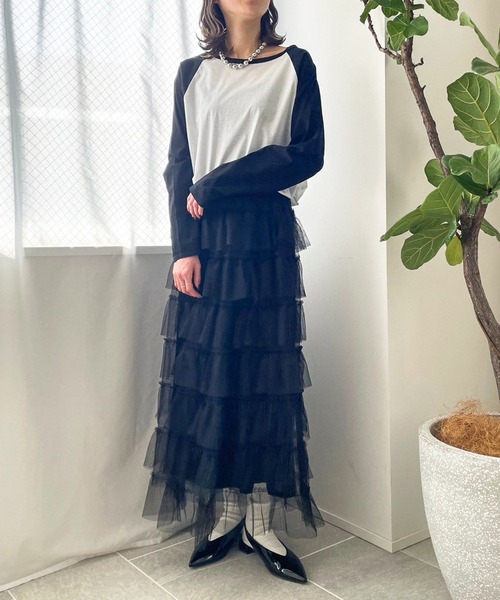 LOWRYS FARM(ローリーズファーム)の「シアーラグランTLS 111764(Tシャツ/カットソー・レディース・ブラウン/ブラック・FREE)」の20枚目の写真