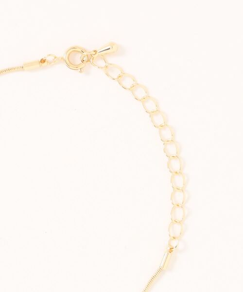 mystic（ミスティック）の「[Eau]巾着付きプチハートネックレス（ネックレス・レディース・ゴールド・ONE SIZE）」の2枚目の写真