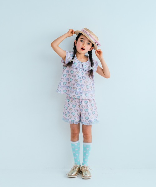 fafa(フェフェ)の「lIZZY KATE | セーラーカラーブラウス(シャツ/ブラウス・キッズ・ピンク系その他・LARGE/MEDIUM)」の5枚目の写真