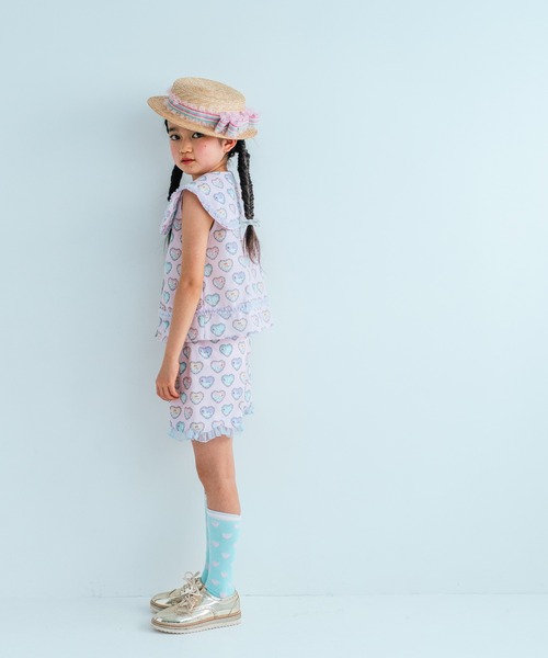 fafa(フェフェ)の「lIZZY KATE | セーラーカラーブラウス(シャツ/ブラウス・キッズ・ピンク系その他・LARGE/MEDIUM)」の4枚目の写真