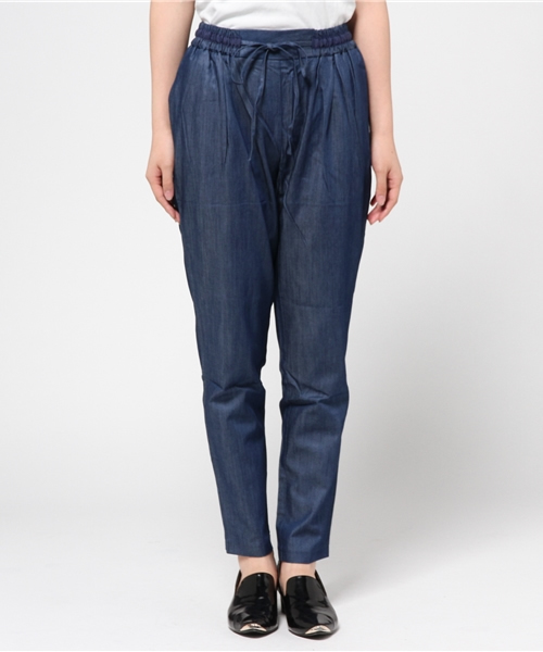 MOUSSY（マウジー）の「DENIM LIKE LOOSE PT（その他パンツ・レディース・ブルー・2/1）」の2枚目の写真