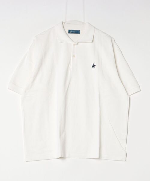 BEVERLY HILLS POLO CLUB(ビバリーヒルズポロクラブ)の「BEVERLY HILLS POLO CLUB / VINTAGE鹿の子ポロシャツ / 4222-4751(ポロシャツ・メンズ・ネイビー/オフホワイト/ブラック/グリーン・LARGE/MEDIUM/X-LARGE)」の1枚目の写真
