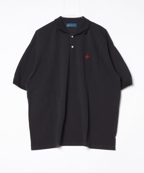 BEVERLY HILLS POLO CLUB(ビバリーヒルズポロクラブ)の「BEVERLY HILLS POLO CLUB / VINTAGE鹿の子ポロシャツ / 4222-4751(ポロシャツ・メンズ・ネイビー/オフホワイト/ブラック/グリーン・LARGE/MEDIUM/X-LARGE)」の2枚目の写真