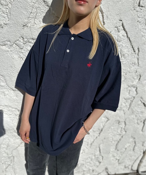 BEVERLY HILLS POLO CLUB(ビバリーヒルズポロクラブ)の「BEVERLY HILLS POLO CLUB / VINTAGE鹿の子ポロシャツ / 4222-4751(ポロシャツ・メンズ・ネイビー/オフホワイト/ブラック/グリーン・LARGE/MEDIUM/X-LARGE)」の4枚目の写真
