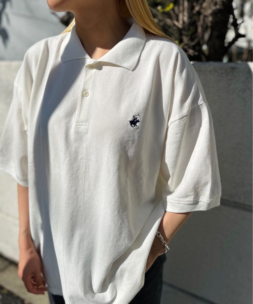 BEVERLY HILLS POLO CLUB(ビバリーヒルズポロクラブ)の「BEVERLY HILLS POLO CLUB / VINTAGE鹿の子ポロシャツ / 4222-4751(ポロシャツ・メンズ・ネイビー/オフホワイト/ブラック/グリーン・LARGE/MEDIUM/X-LARGE)」の9枚目の写真