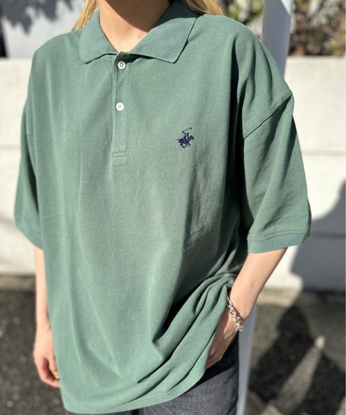 BEVERLY HILLS POLO CLUB(ビバリーヒルズポロクラブ)の「BEVERLY HILLS POLO CLUB / VINTAGE鹿の子ポロシャツ / 4222-4751(ポロシャツ・メンズ・ネイビー/オフホワイト/ブラック/グリーン・LARGE/MEDIUM/X-LARGE)」の11枚目の写真