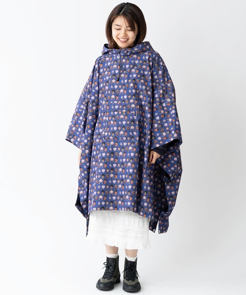 hemp wool ポンチョ セール】Square knit poncho スクエアニットポンチョ（ニット