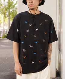 POLER/ポーラー 半袖Tee 刺繍 オーバーサイズ USAコットン 241MCV0140/241MCV0141/241MCV0142/241MCV0143