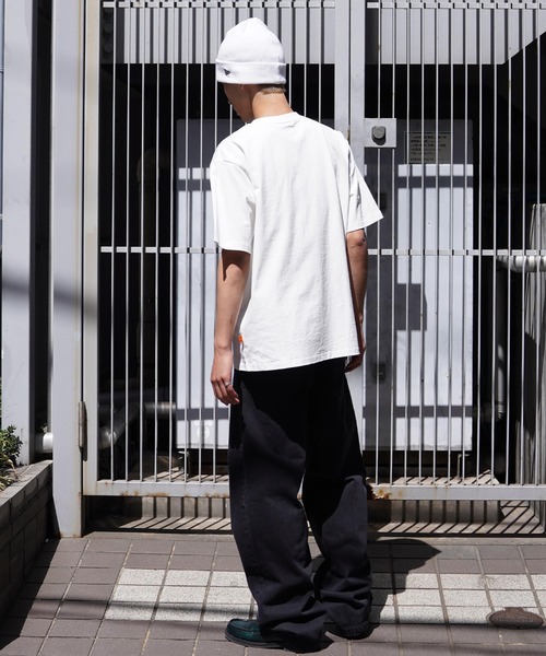 POLeR(ポーラー)の「POLER/ポーラー 半袖Tee 刺繍 オーバーサイズ USAコットン 241MCV0140/241MCV0141/241MCV0142/241MCV0143(Tシャツ/カットソー・メンズ・ホワイト系その他2/ホワイト系その他/ネイビー/ブラック・M/L/XL)」の7枚目の写真