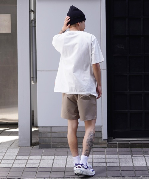 POLeR(ポーラー)の「POLER/ポーラー 半袖Tee 刺繍 オーバーサイズ USAコットン 241MCV0140/241MCV0141/241MCV0142/241MCV0143(Tシャツ/カットソー・メンズ・ホワイト系その他2/ホワイト系その他/ネイビー/ブラック・M/L/XL)」の13枚目の写真