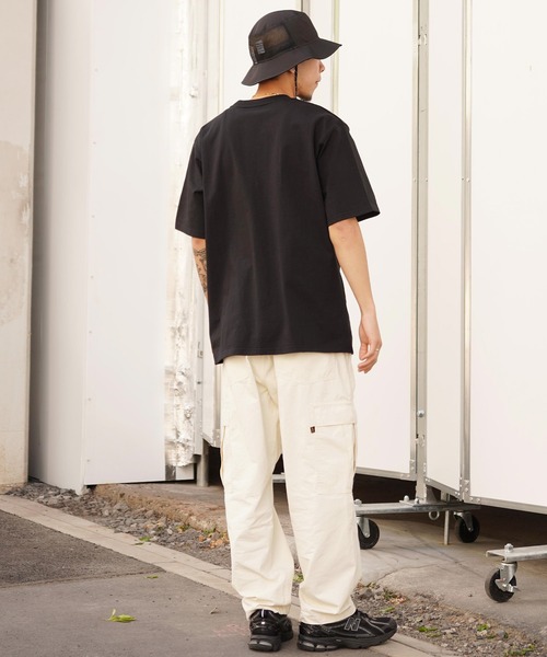 POLeR(ポーラー)の「POLER/ポーラー 半袖Tee 刺繍 オーバーサイズ USAコットン 241MCV0140/241MCV0141/241MCV0142/241MCV0143(Tシャツ/カットソー・メンズ・ホワイト系その他2/ホワイト系その他/ネイビー/ブラック・M/L/XL)」の17枚目の写真