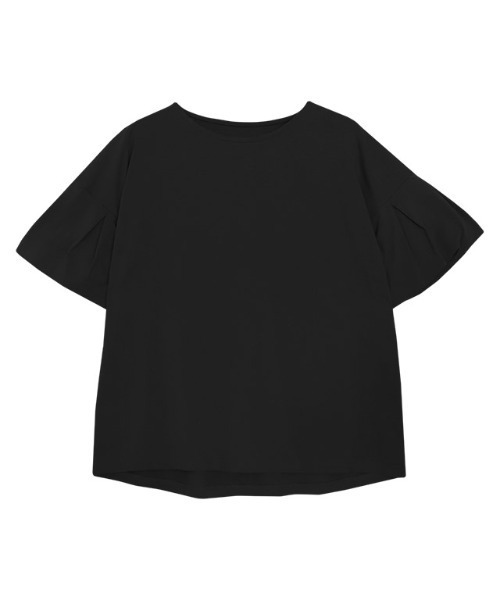 Pierrot(ピエロ)の「バルーンスリーブTシャツ(Tシャツ/カットソー・レディース・ブラック/グレー系その他/オフホワイト/ネイビー・M/L)」の16枚目の写真