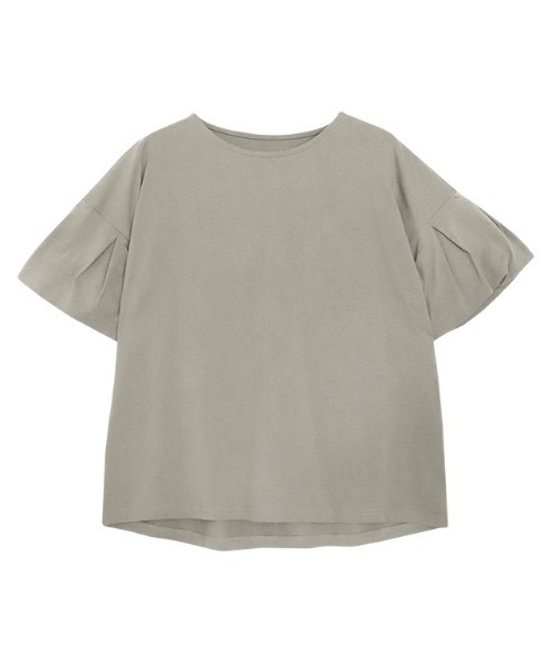 Pierrot(ピエロ)の「バルーンスリーブTシャツ(Tシャツ/カットソー・レディース・ブラック/グレー系その他/オフホワイト/ネイビー・M/L)」の9枚目の写真