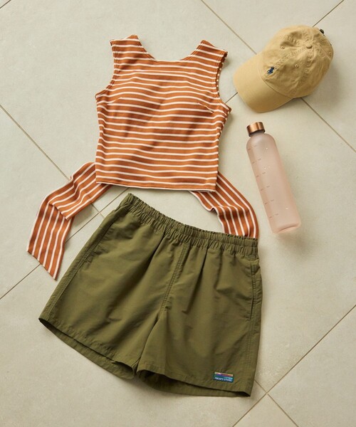 APRIORITY プリント バギー ウォーターフォールパンツ WISH FOR EVER パンツ ASSORT SIDE SWITCH BAGGY CURVE PANTS
