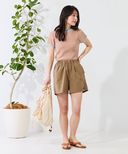 大人気！mnml★バギー プリーツ ショーツ Gap × Malbon 9.5インチ プリーツ バギーショートパンツ（その他