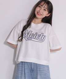 repipi armario | シャララサテンワッペンT(Tシャツ/カットソー)