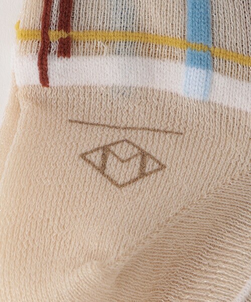 Steven Alan（スティーブンアラン）の「＜MARCOMONDE＞CHECK PATTERN SOCKS/ソックス（ソックス/靴下・レディース・ベージュ/ライトブルー/ライラック・FREE）」の6枚目の写真