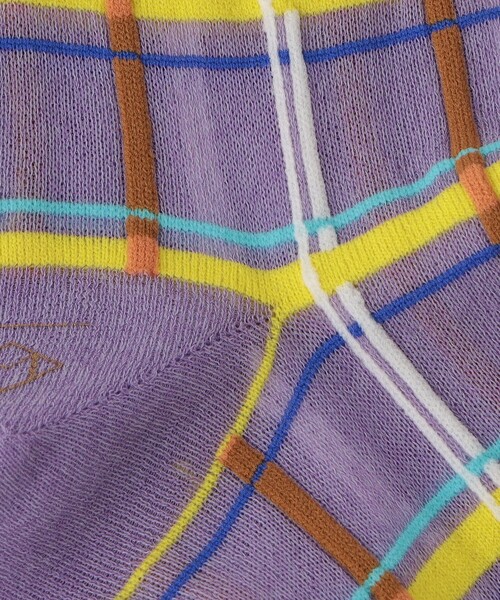 Steven Alan（スティーブンアラン）の「＜MARCOMONDE＞CHECK PATTERN SOCKS/ソックス（ソックス/靴下・レディース・ベージュ/ライトブルー/ライラック・FREE）」の9枚目の写真