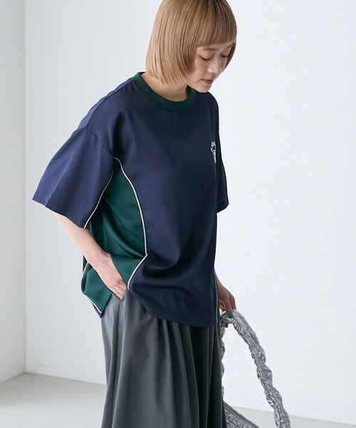 ぷりん伯爵様 1067 forksy.】配色ラインナンバリングゲームTシャツ forksy.│MONO