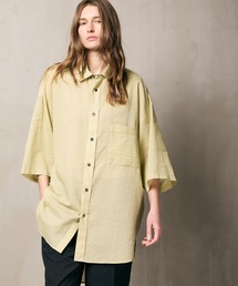 《UNISEX》【LIMITED EDITION】Prime-Over Short Sleeve Shirt Coat/プライムオーバーショートスリーブシャツコート【MAISON SPECIAL/メゾンスペシャル】