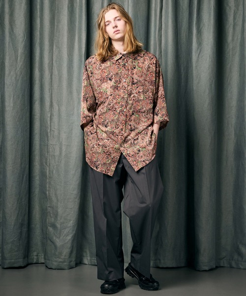 プライムオーバーレギュラーカラーショートスリーブシャツコート MAISON SPECIAL（メゾンスペシャル）の「《UNISEX》【LIMITED