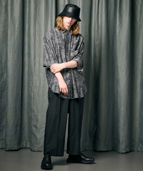 プライムオーバーレギュラーカラーショートスリーブシャツコート プライムオーバーレギュラーカラーショートスリーブシャツコート